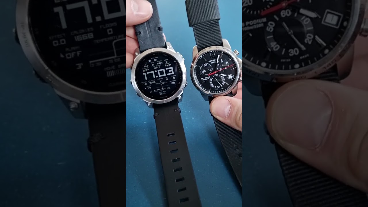 51 мм против 47 мм против 41 мм &mdash; сравнение размеров Garmin Fenix ​​7 против Enduro 2 и Certina D...