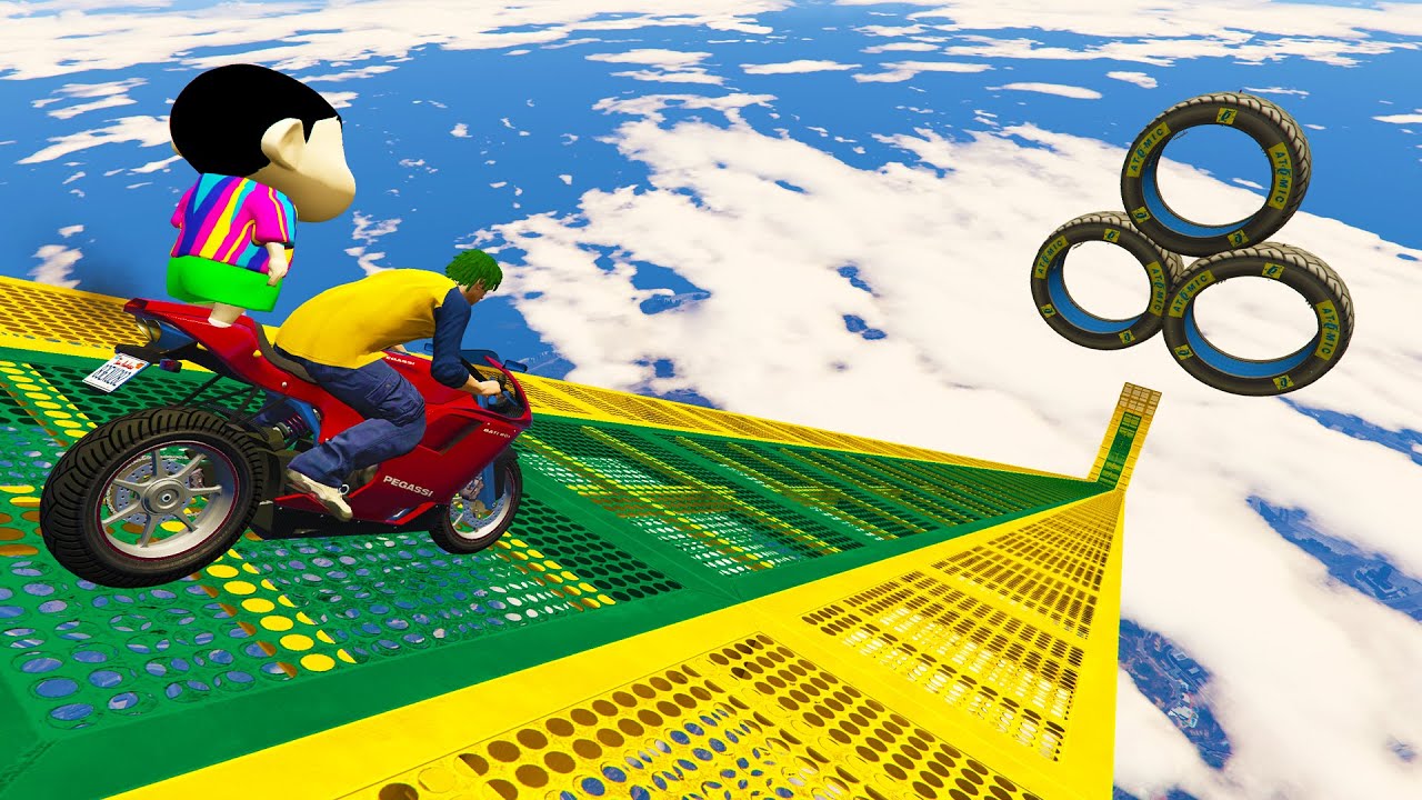 Ultimate Mega Ramp Jump Challenge in Gta 5