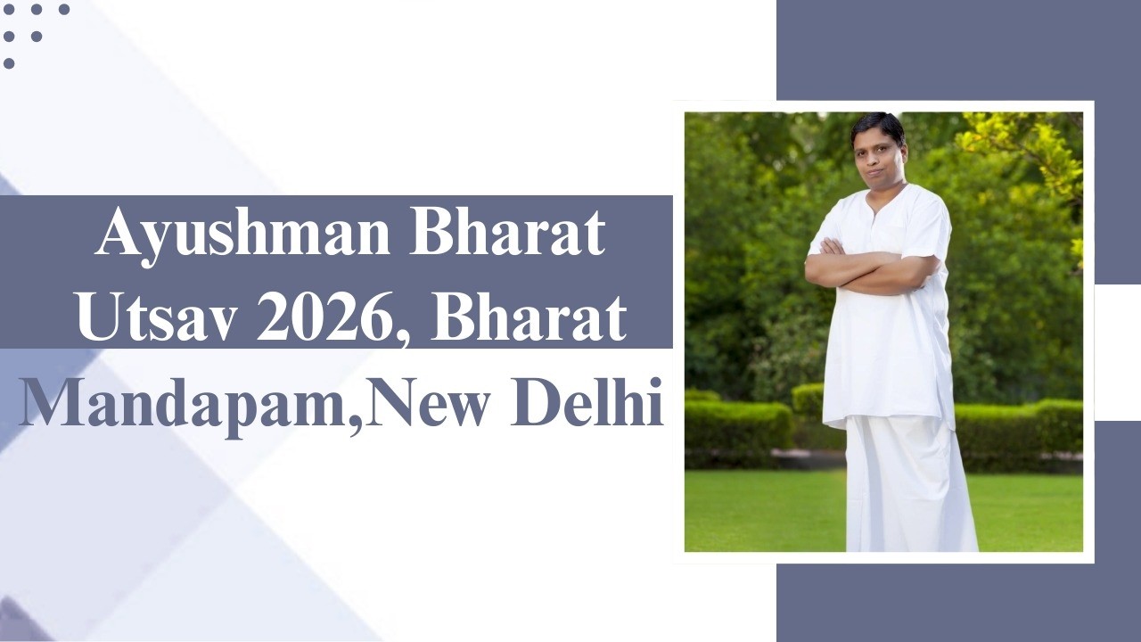 Ayushman Bharat Utsav 2026, Bharat Mandapam, New Delhi || Acharya Balkrishna