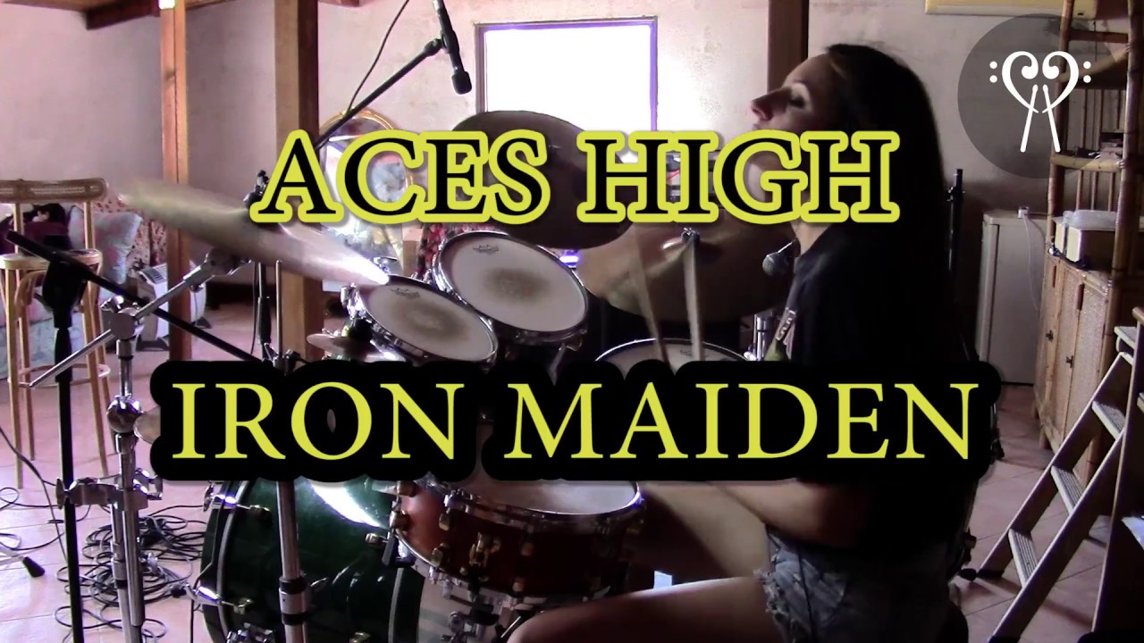 IRON MAIDEN - ACES HIGH - DRUM COVER by CHIARA COTUGNO