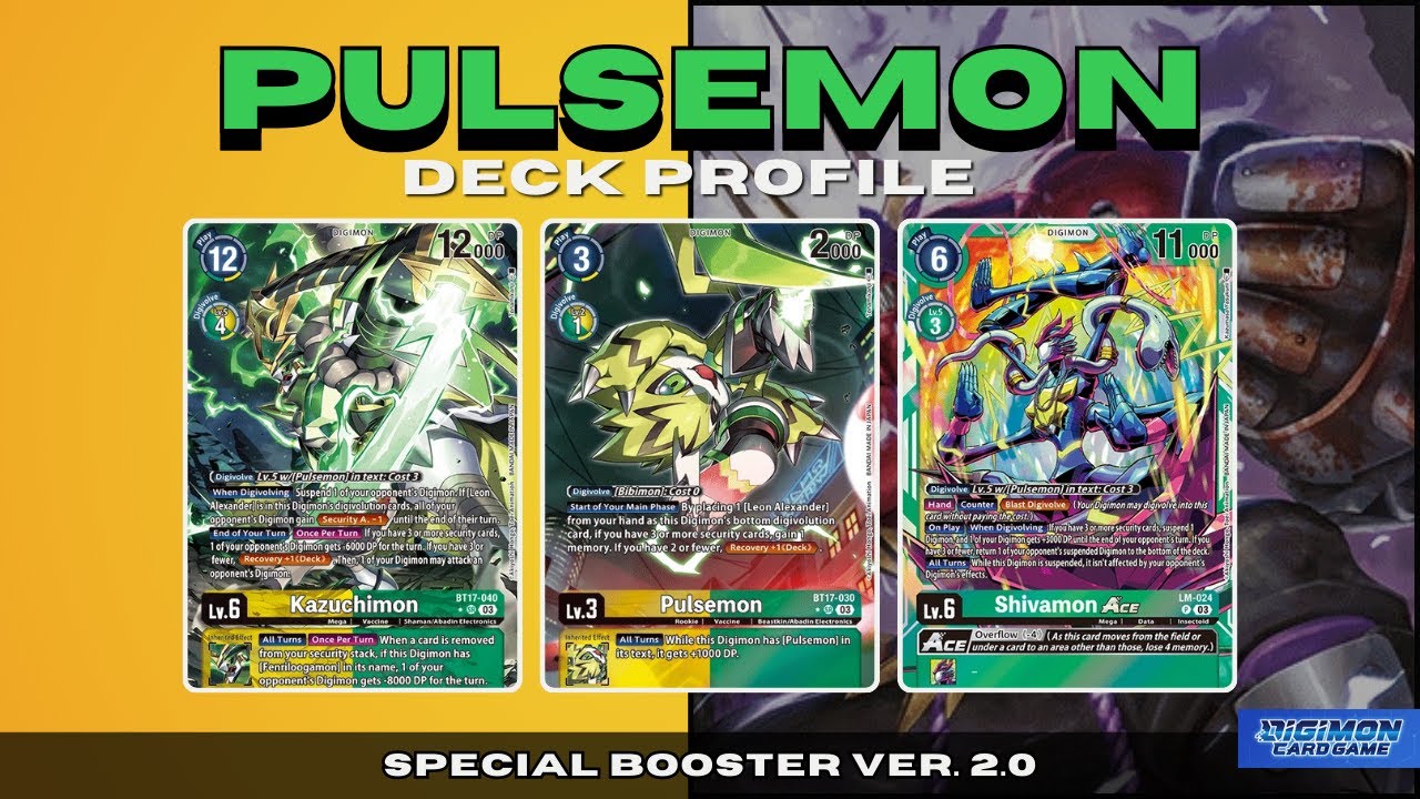 Special Booster Ver. 2.0 Pulsemon Deck Profile | Digimon Card Game