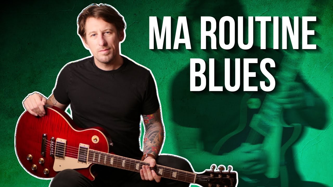 Ma routine Blues (sur un shuffle en Mi)