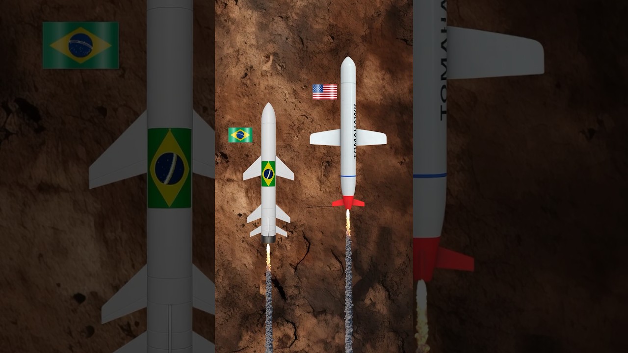 M&iacute;ssil brasileiro VS M&iacute;ssil americano.