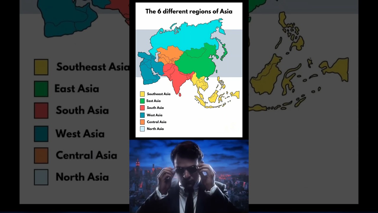 The 6 Regions of Asia Explained 🗺️🌏