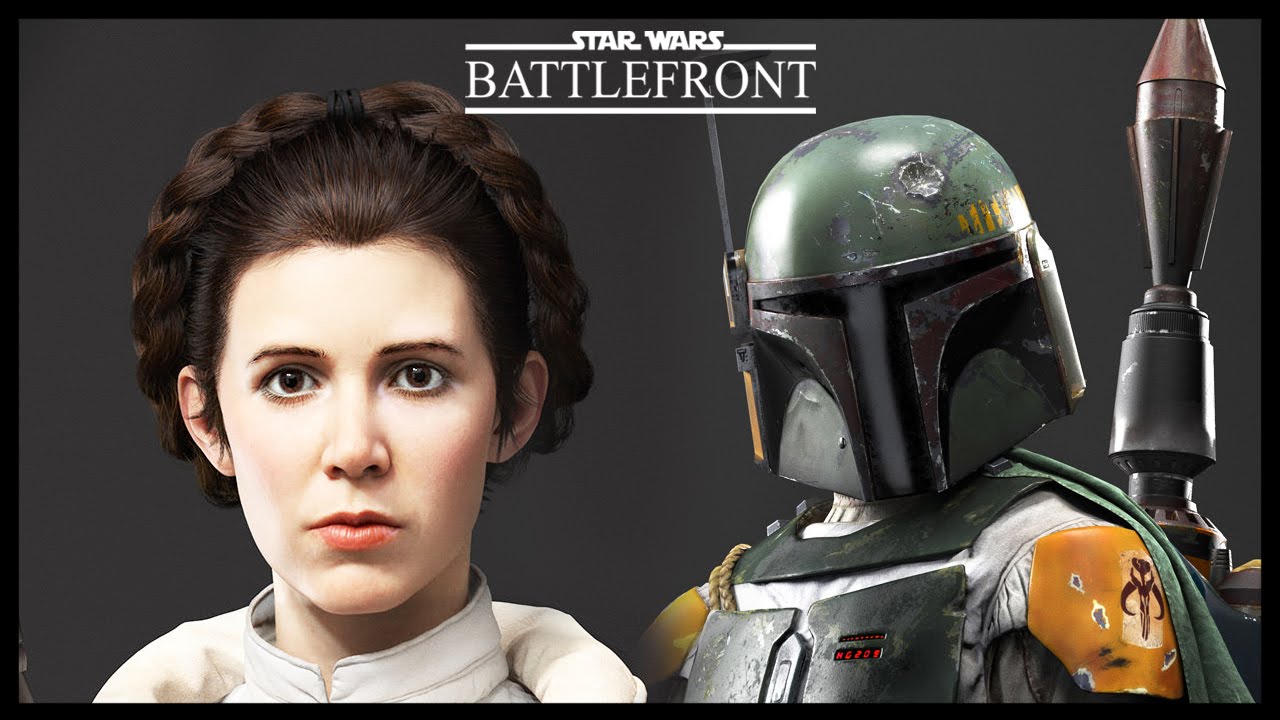 LEIA VS BOBA FETT ZAGRAJMY W STAR WARS BATTLEFRONT PL