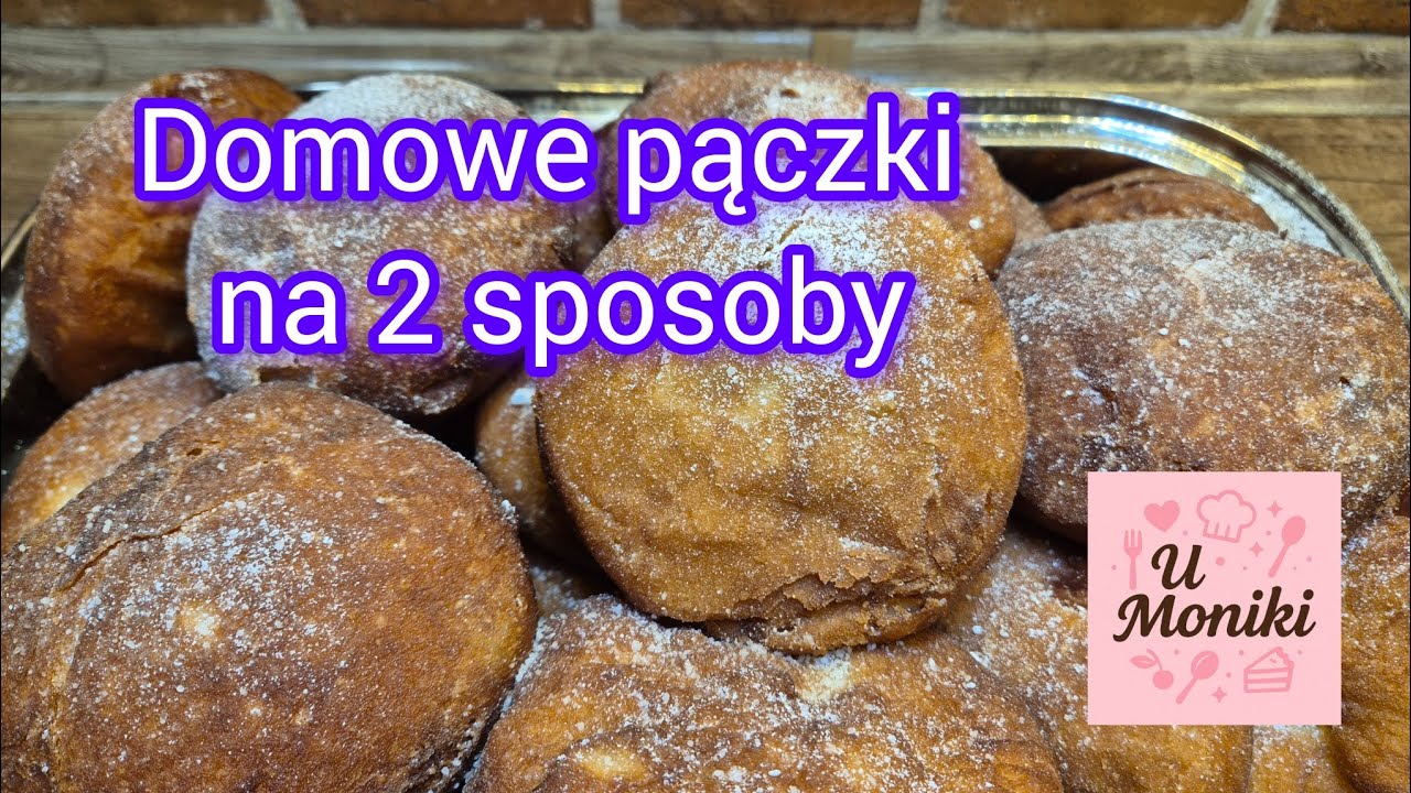 Nie mogłam się zdecydować… więc zrobiłam pączki na 2 sposoby 🍩 #pączki #domowe #wypieki