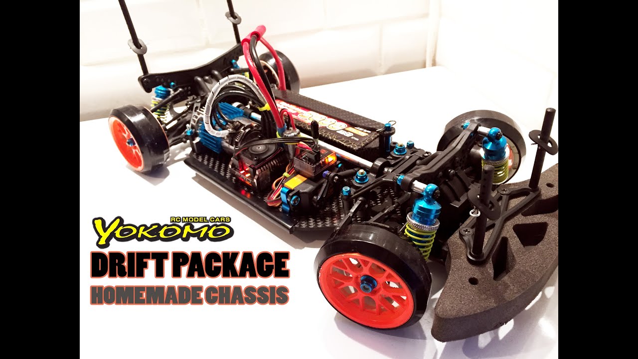 RC DRIFT CAR - YOKOMO Drift Package Homemade Chassis