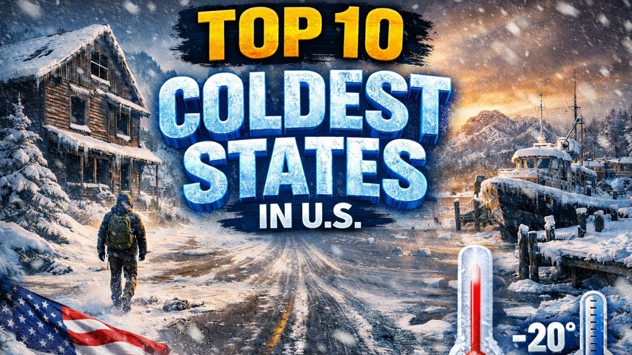 Top 10 Coldest States That Get Crushed By Winter Extreme Cold in America