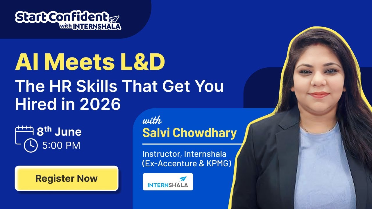 AI Meets L&D  | The HR Skills That Get You Hired in 2026 | Start Confident Webinar