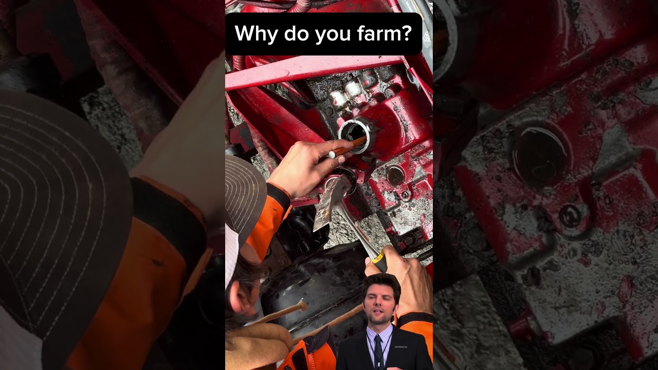 Farm with old equipment, it makes you wiser. #alaskafarm #automobile #farming #newholland #johndeere