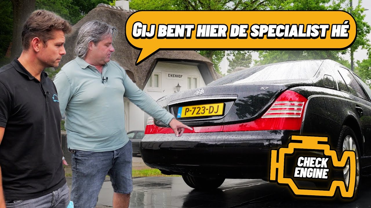Klant levert kritiek tijdens afleveren kapotte Maybach!!