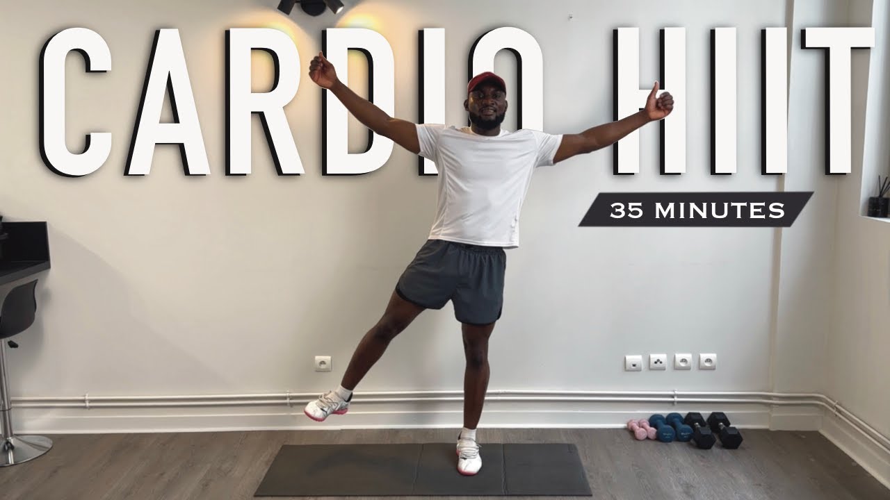 35-минутная кардио-тренировка HIIT (только стоя) | Сжигаем 500 калорий | Без оборудования