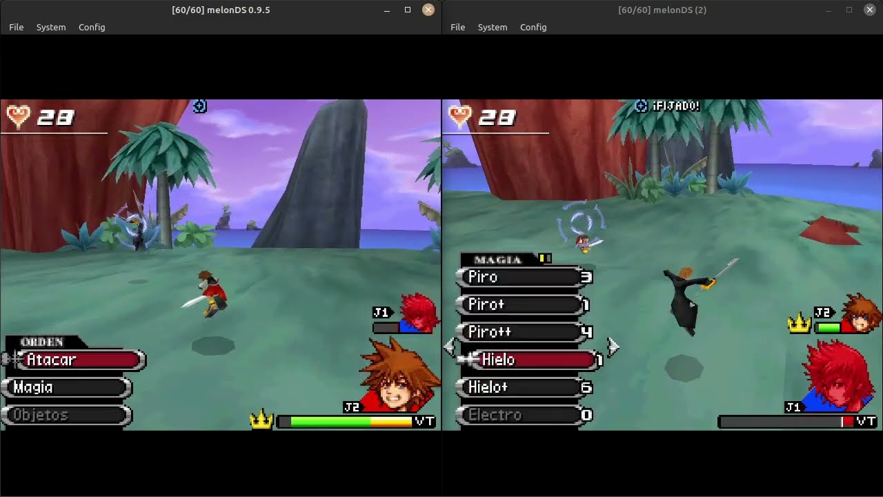 Kingdom Hearts 358/2 Days Multiplayer PvP #34 Sora vs Roxas
