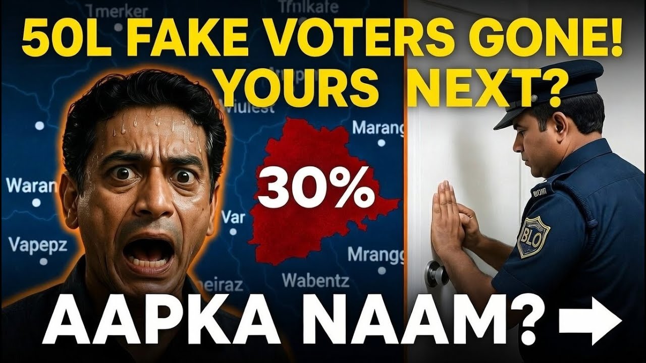 Telangana SIR Survey 2026: Voter List Clean Ho Rahi Hai! Naam Delete Na Ho!
