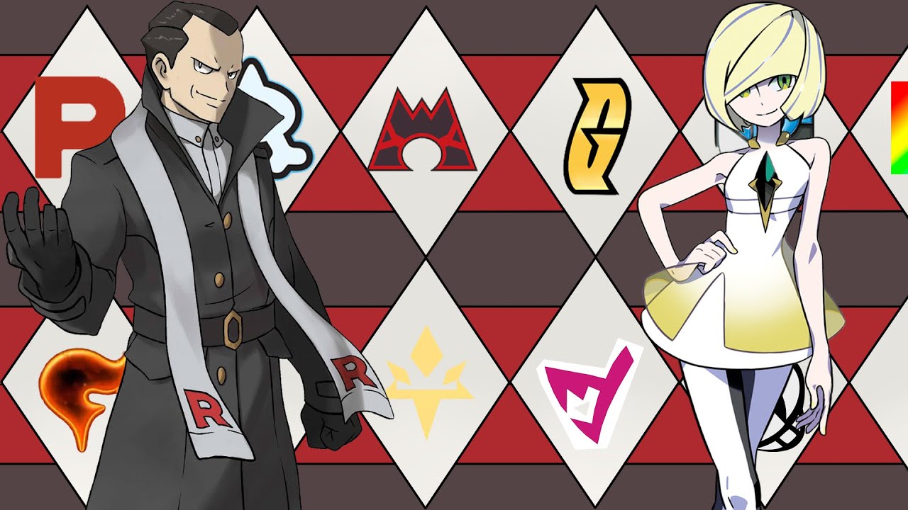 All Villain Teams Pokemon Boss's Team (Kanto - Galar)