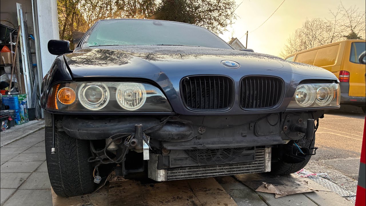 BMW E39 530d Umbau Upgrade Ladeluftkühler vom E60 535d | Tutorial 
