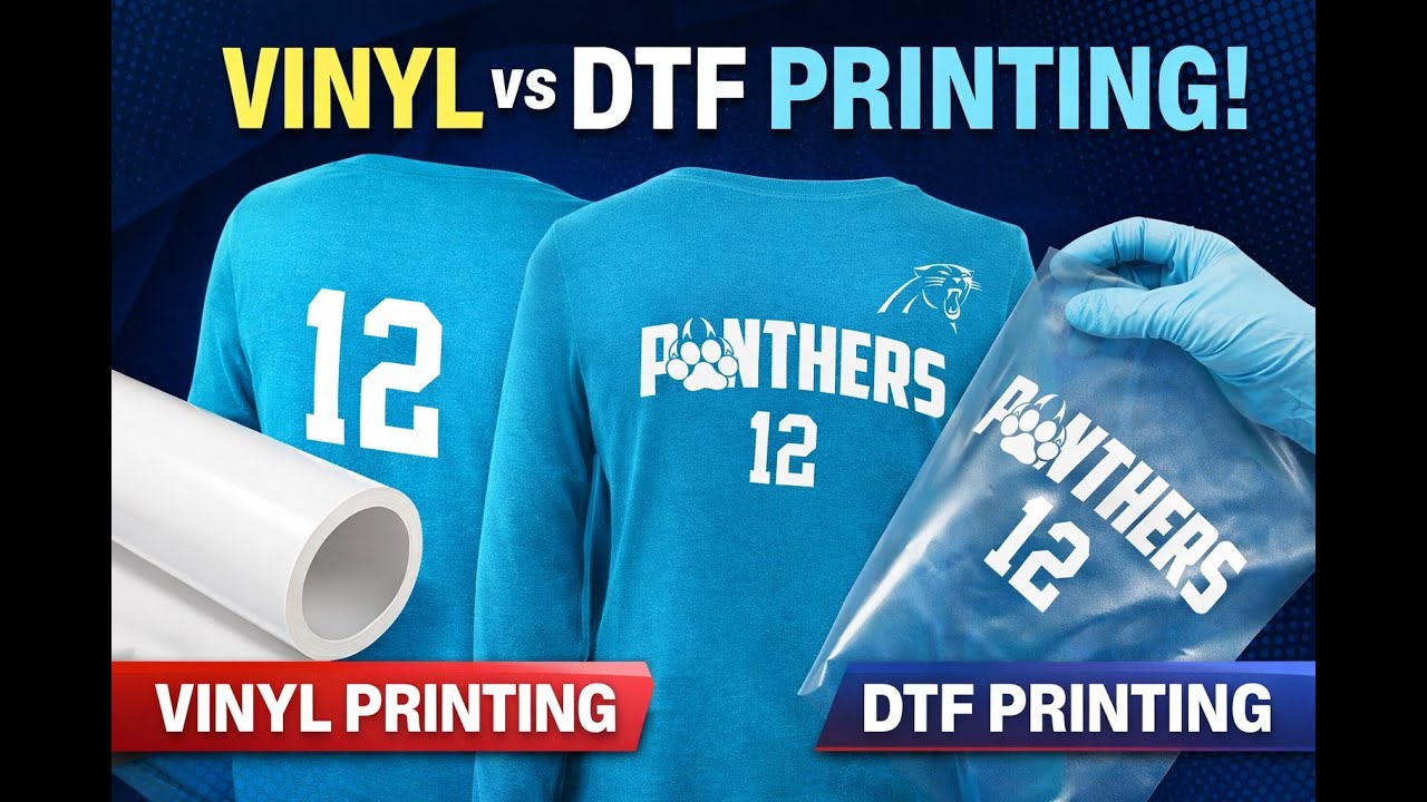 How to Make Your Own Sport Jersey with Vinyl and DTF Printing
