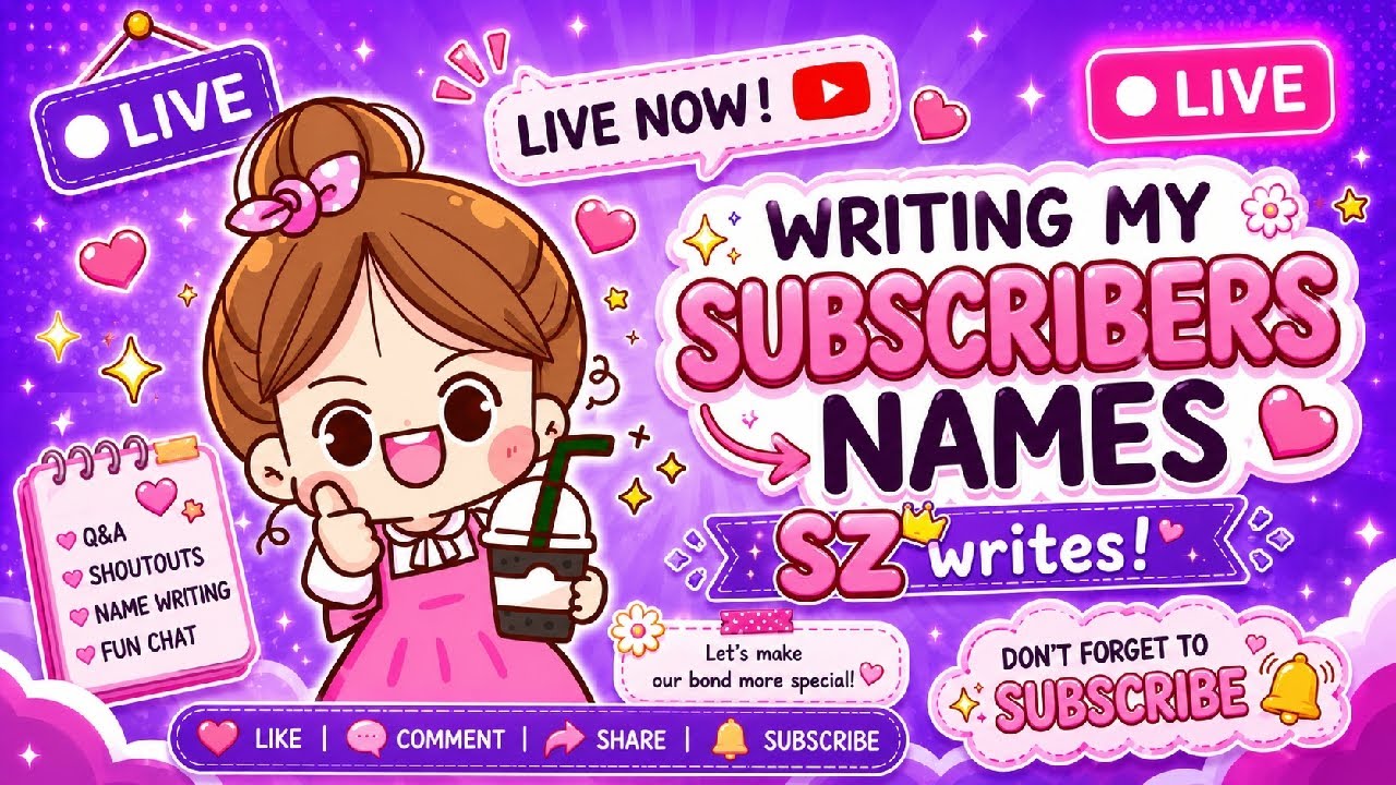 Live streaming of SZ writes!