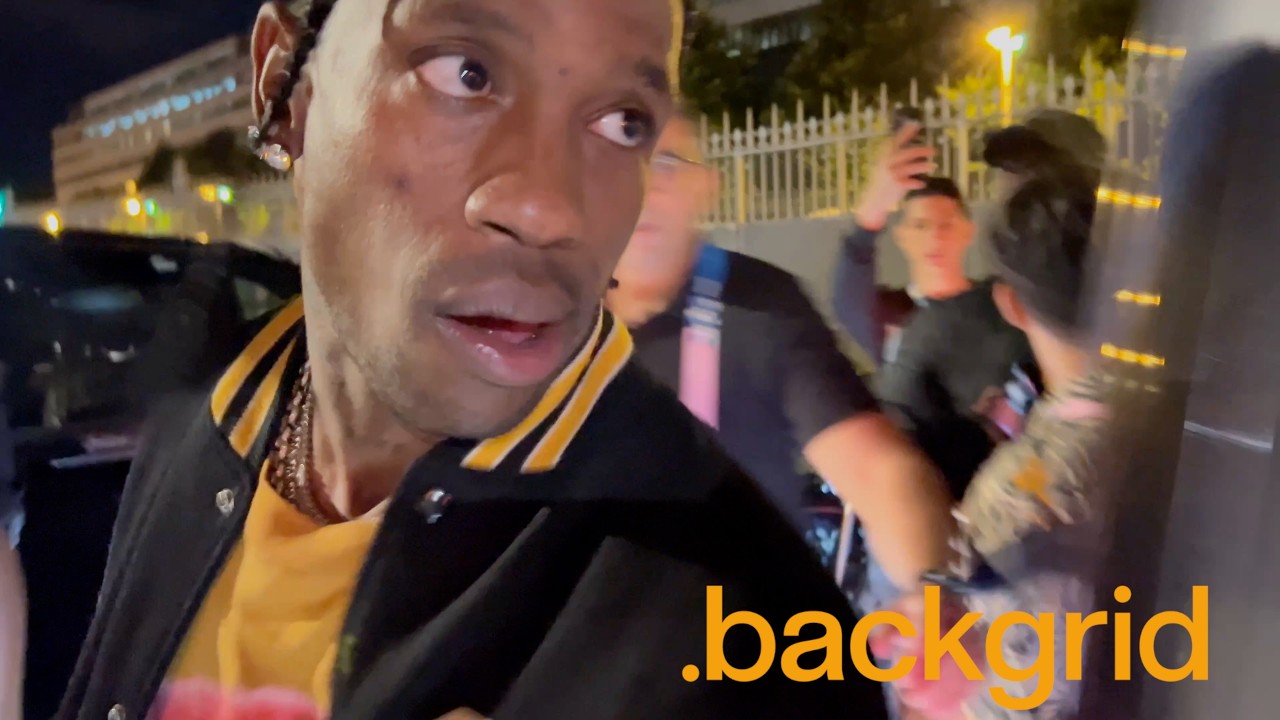 Travis Scott Roams the Streets of Paris Following Team USA's Victory in France