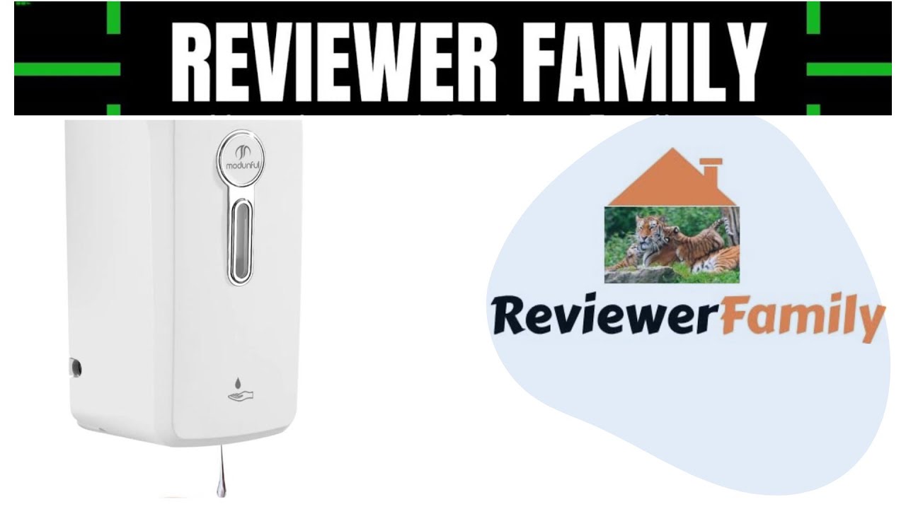 Automatic soap dispenser @ReviewerFamily