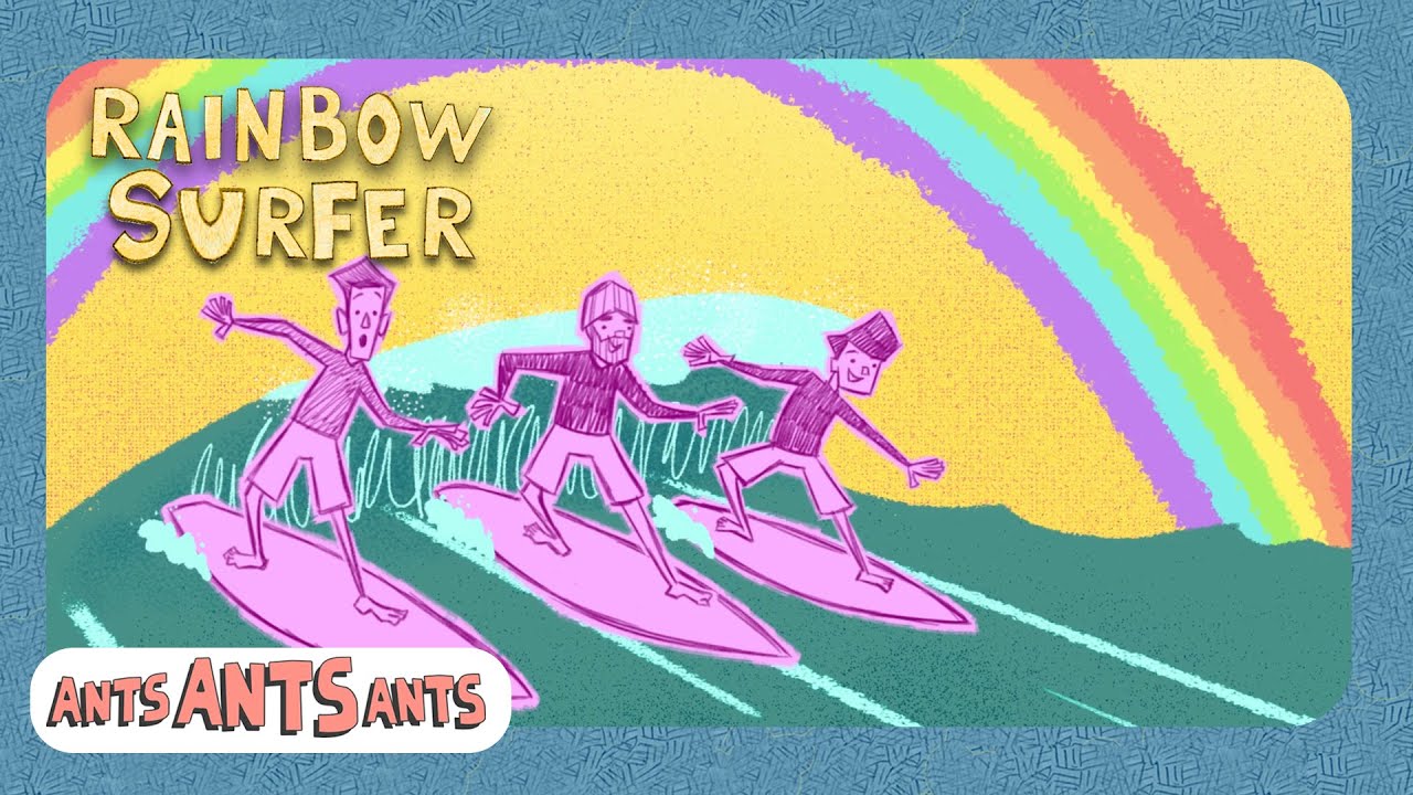 Rainbow Surfer (Official Lyric Video) - Ants Ants Ants