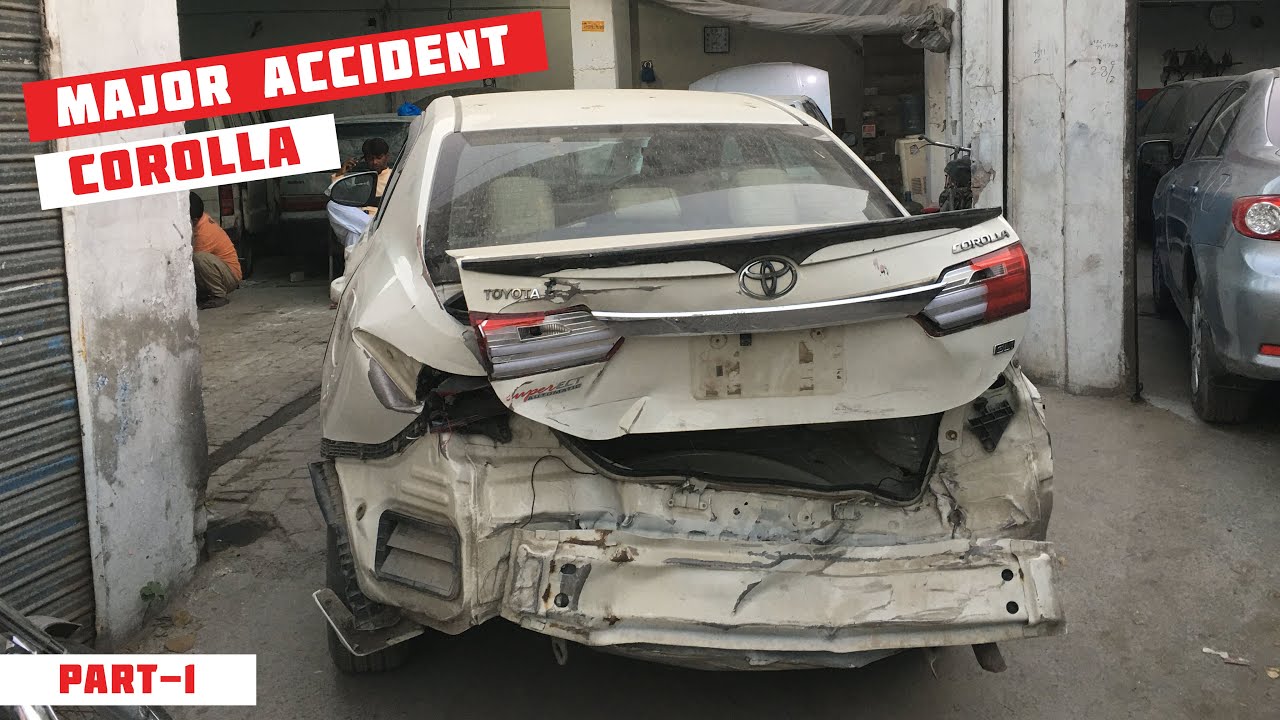 MAJOR ACCIDENT CAR - Toyota Corolla (E170) RESTORATION (Part-1)