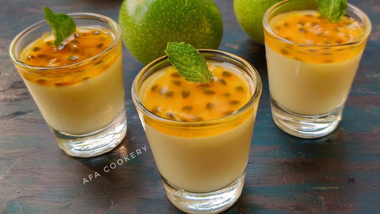 Passion fruit mousse