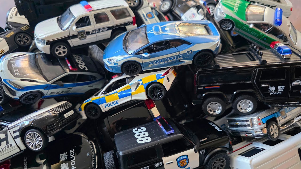 Hundreds of Mini Police Cars! 🚓 Random Surprise From My Collection