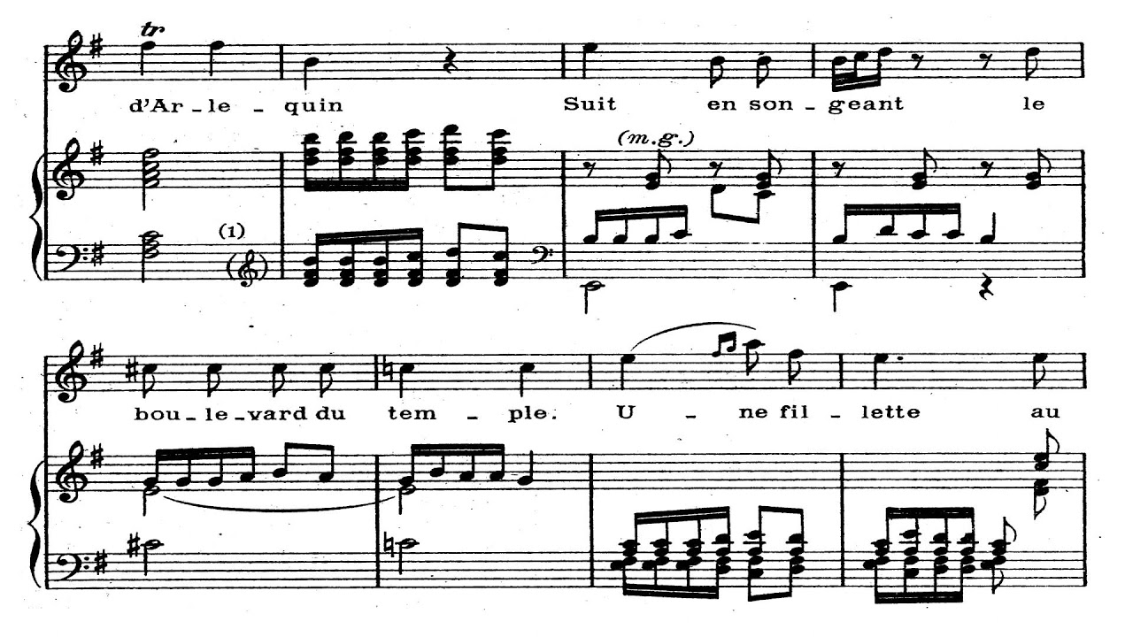 Pierrot(Debussy)반주 Piano accompaniment