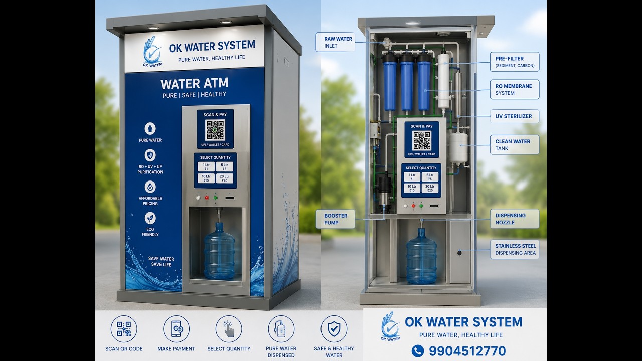 WATER ATM MANUFACTURE I WATER DISPENSER I WATER VENDING MACHINE  I AUTOMATIC WATER ATM