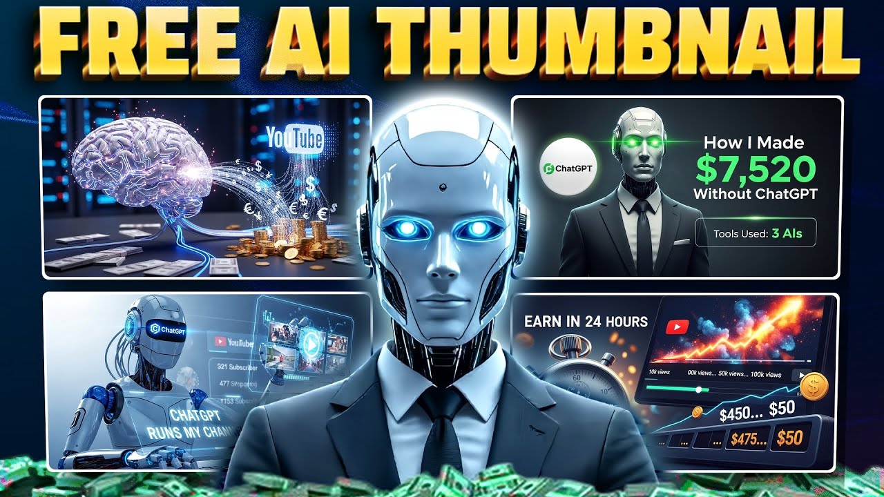 AI Thumbnail Maker That Gets MORE Clicks Than Photoshop & Canva (YouTube Growth Hack)