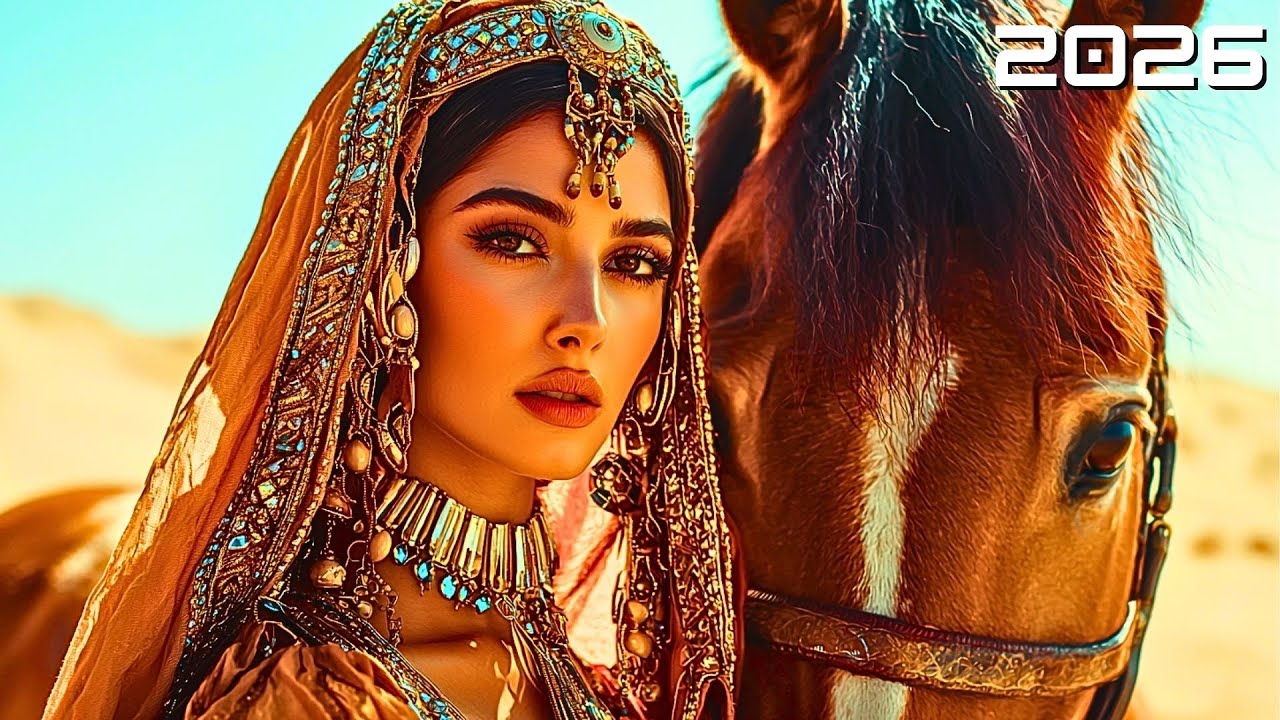 Desert Dunes - Golden Wind Across Endless Sands: Tranquil Nomadic Reflections