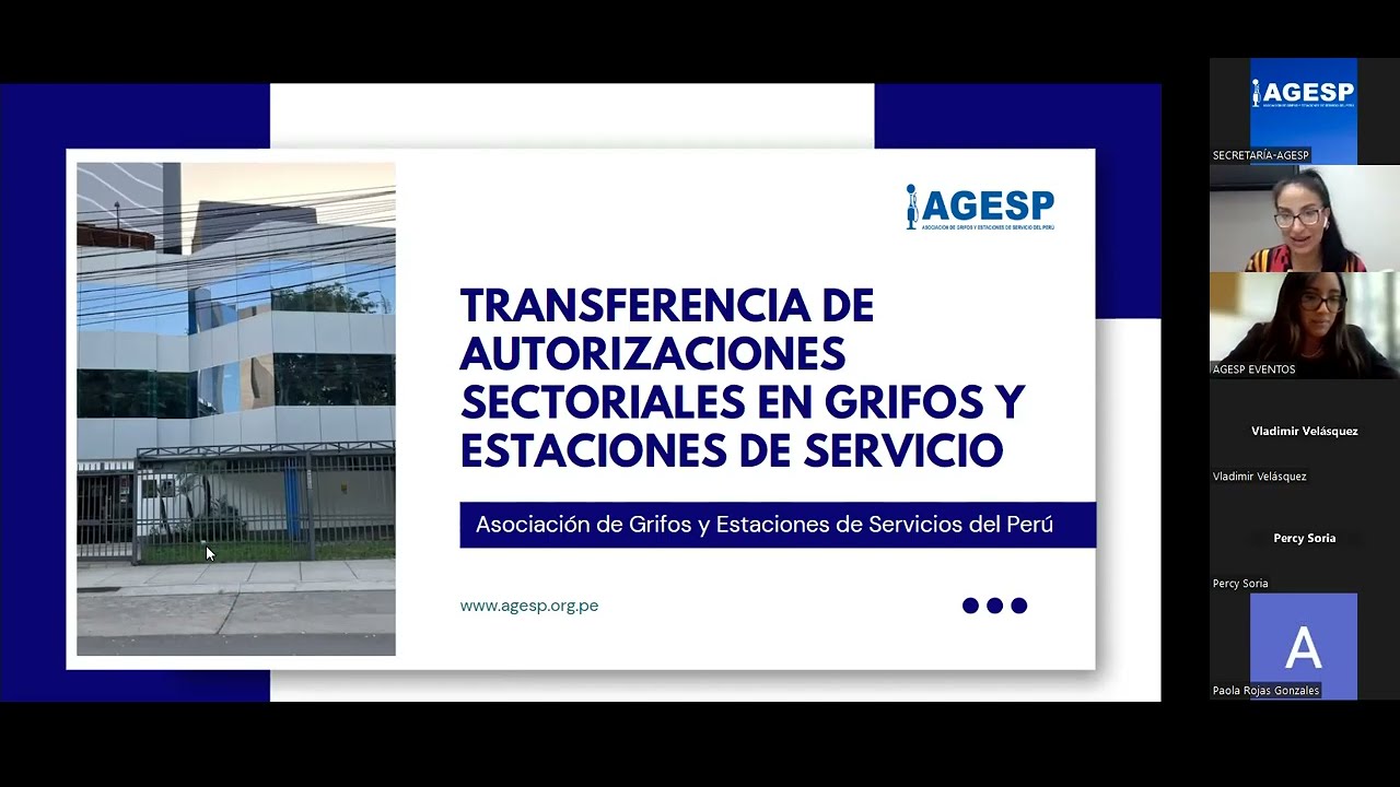 Charla Online: Transferencia de autorizaciones en Grifos y Estaciones de Servicios