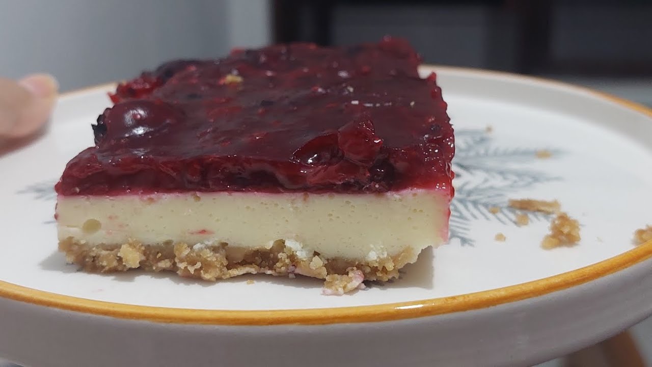 Borcamda Frambuazlı Cheesecake tarifi