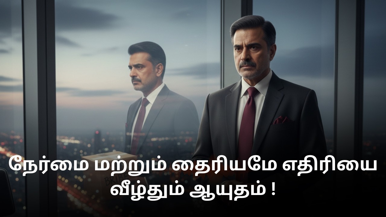 நேர்மை மற்றும் தைரியமே எதிரியை வீழ்தும் ஆயுதம் - Tamil motivational story