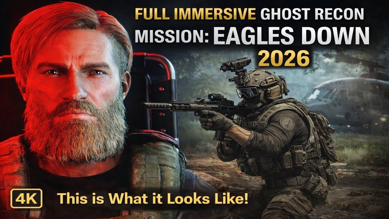 EAGLES DOWN &ndash; Full Immersive Ghost Recon Gameplay (This Is What It Looks Like in 2026) Max Difficult