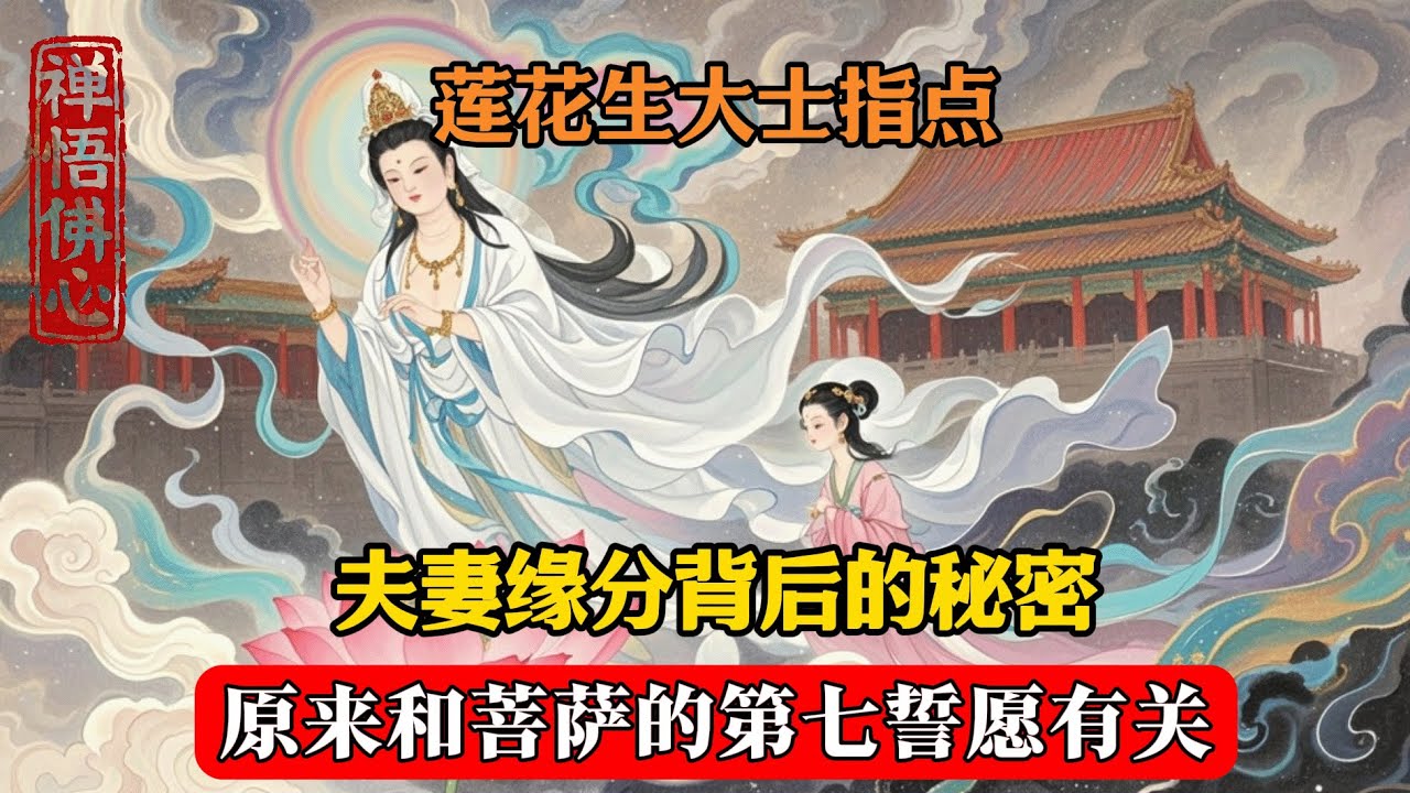 莲花生大士指点：夫妻缘分背后的秘密，原来和菩萨的第七誓愿有关  