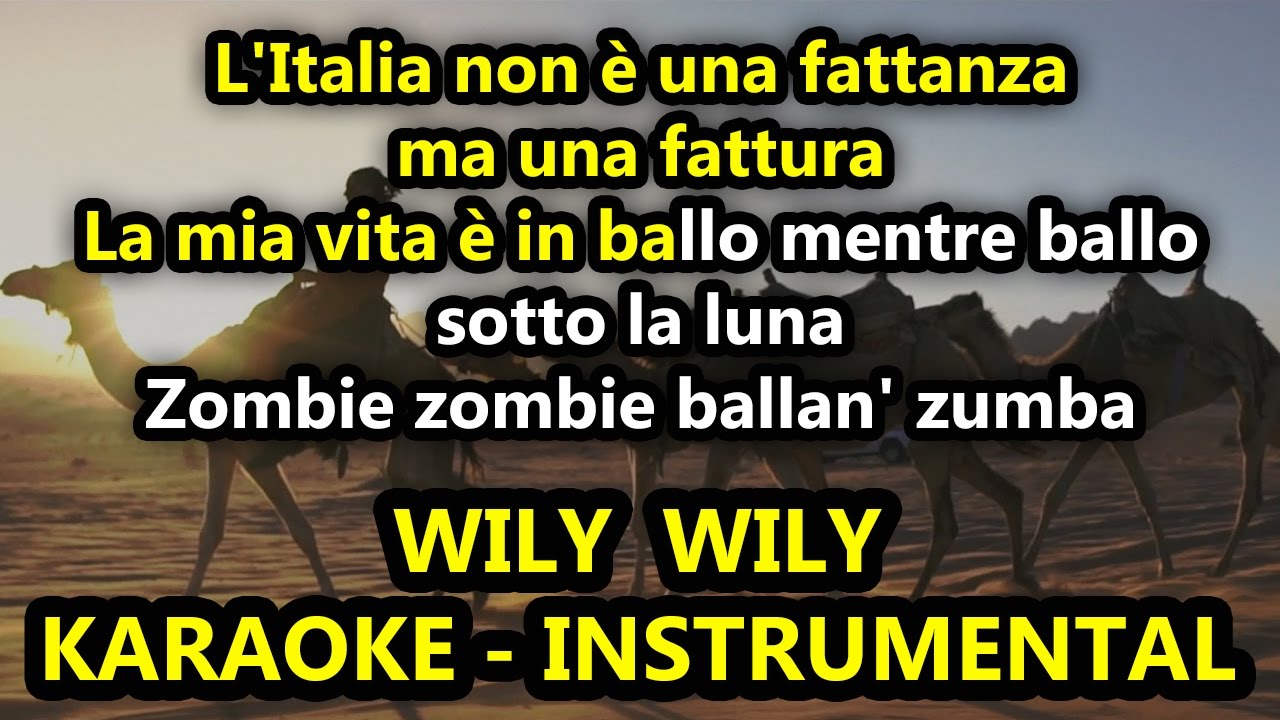 Ghali: WILY WILY (Karaoke - Instrumental)