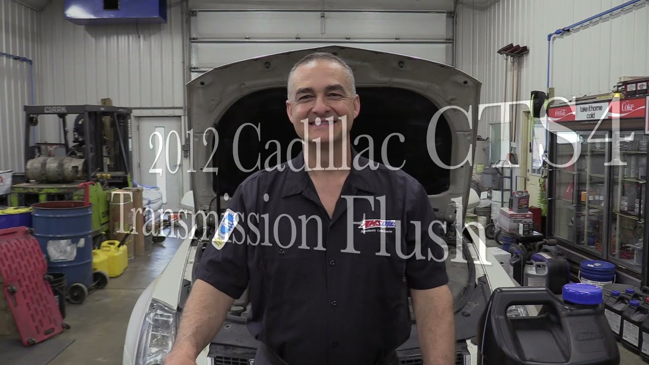 2012 Cadillac CTS4 Model 6L45 Transmission Filter change and Flush.