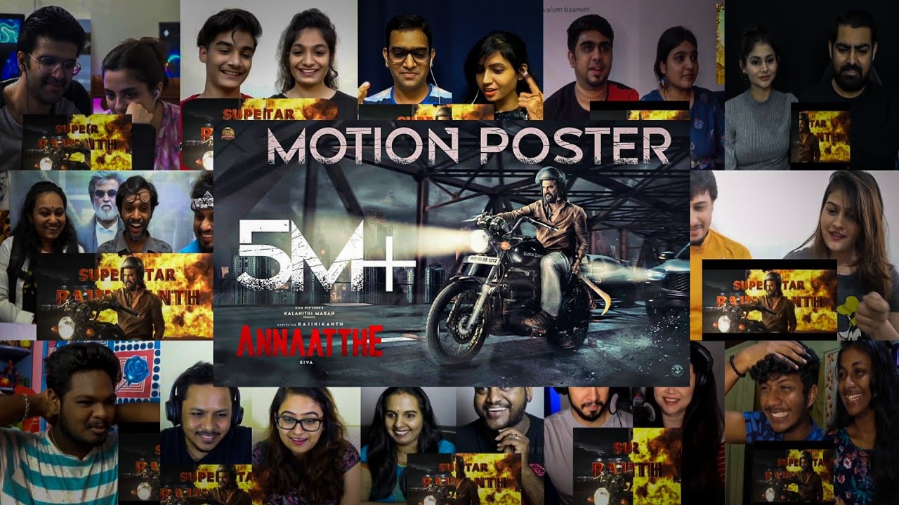 Annaatthe Motion Poster Mass Reaction Mashup | Super Star Rajnikanth | #DheerajReaction |