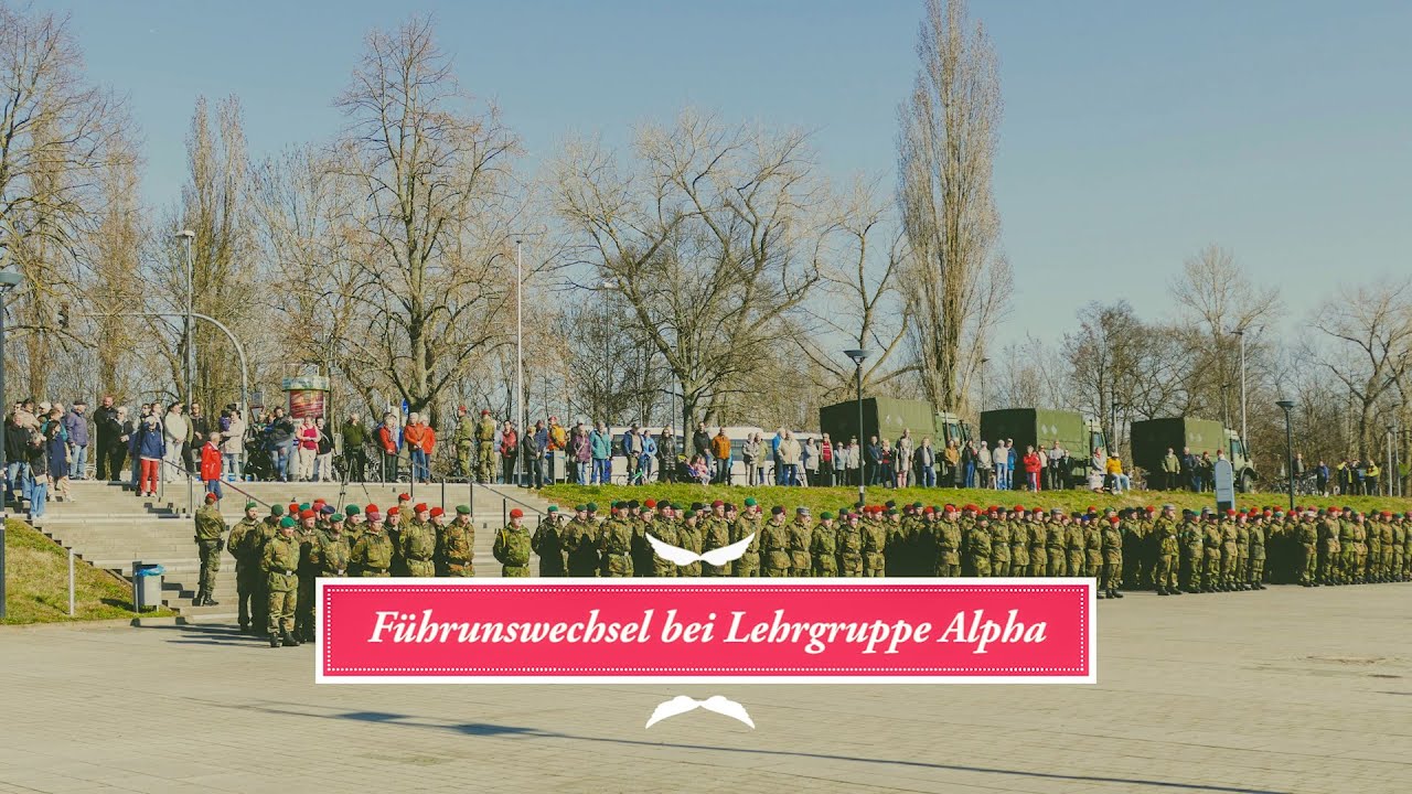 21.03.2025   Bitterfelder Stadthafen Hafen - Führungswechsel der Lehrgruppe Alpfa