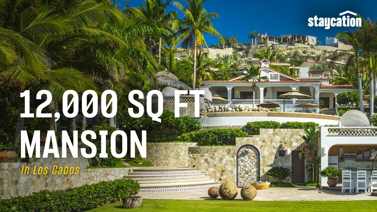 Inside a 12,000 SQ FT  Mansion in Cabo  | Casa Edwards