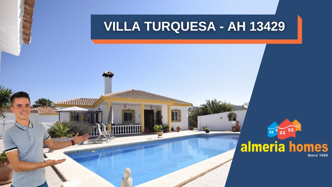 SOLD! 3 bedroom villa for sale in Arboleas with a 10x5m pool / Villa Turquesa - AH13429