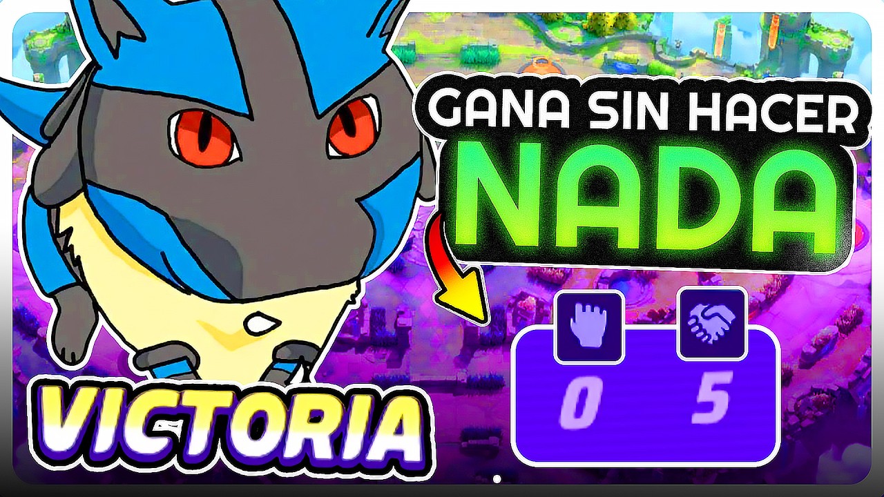 C&oacute;mo GANAR partidas SIN HACER NADA 🤯 | Pok&eacute;mon Unite