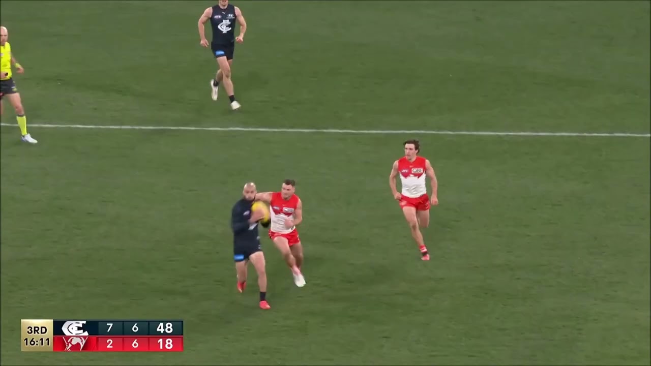 The best 'Woofs' for Adam Saad - Carlton vs Sydney Elimination Final - AFL Finals 2023