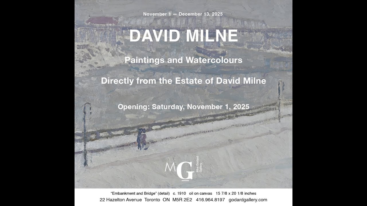 DAVID MILNE, Paintings and Watercolours, November 1 &mdash; December 13, 2025