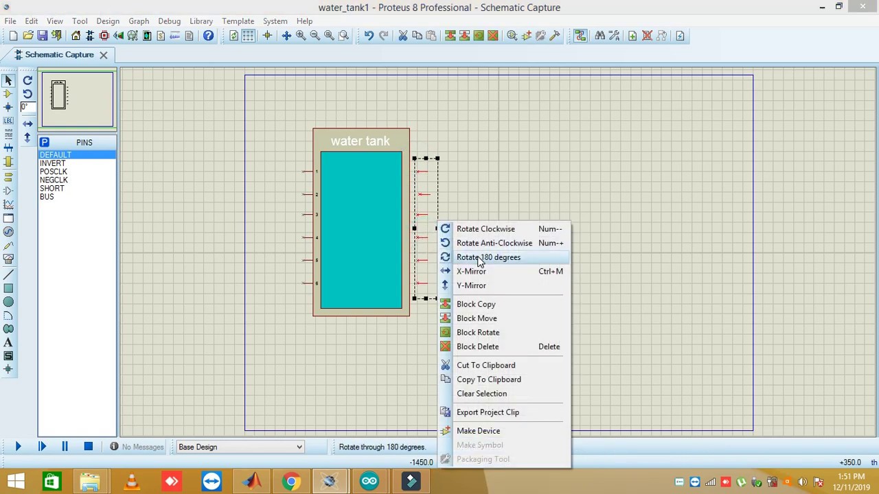 How to make water tank in proteus | water tank in proteus | fuel tank in proteus | Tank in proteus
