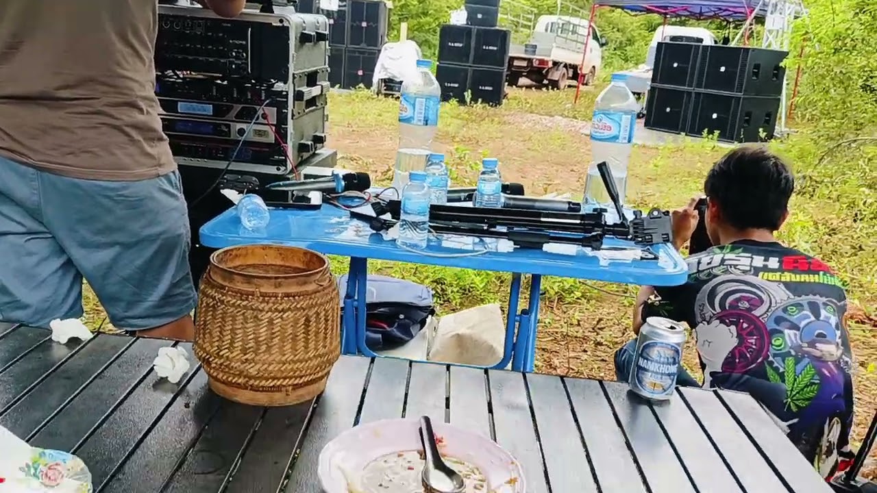 #ງານເດ່ໂມເຄື່ອງສຽງບ້ານນາແກວເມືອງທຸລະຄົມແຂວງວຽງຈັນຮອບທຳອິດເປີດເພງຕາມໃຈ6ນາທີ