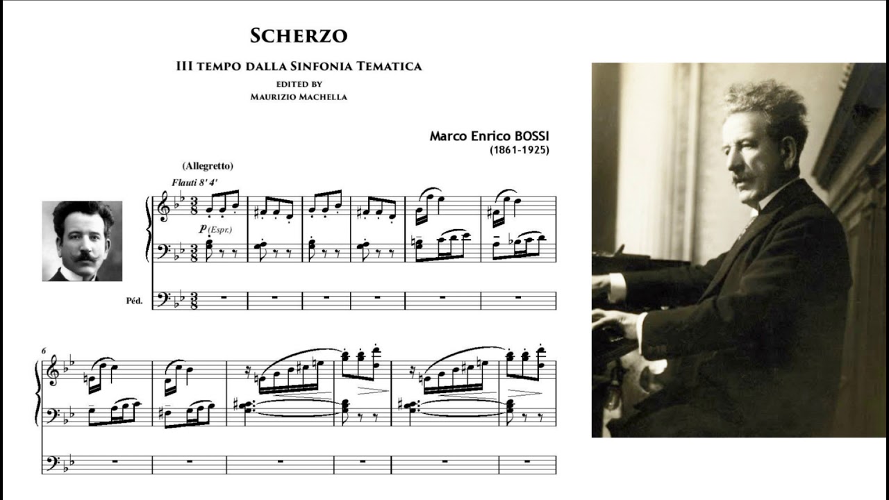 Bossi M.E. (1861-1925): Scherzo in g minor from Sinfonia Tematica