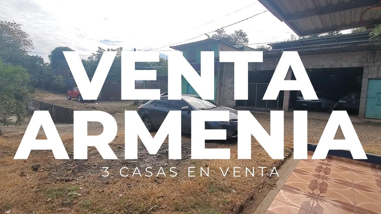 VENTA DE CASAS EN ARMENIA SONSONATE FRENTE A FUTURO ENCUENTRO ARMENIA